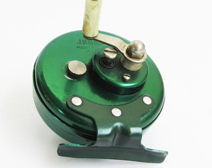 1950s Johnson Model 40 sidewinder Fishing Reel Hybrid Spinning Reel - Etsy