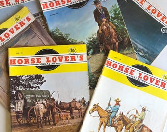 1960s Horse Lovers Magazine – Cowboy & Rodeo, Horse Training