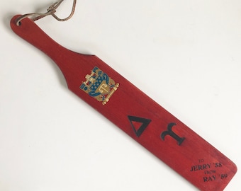 Vintage 1950s Western Michigan College Fraternity Paddle