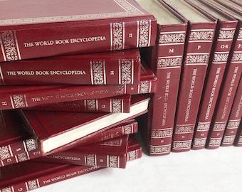 1983 World Book Encyclopedia, Individual Volumes, Red Hardcover - Etsy