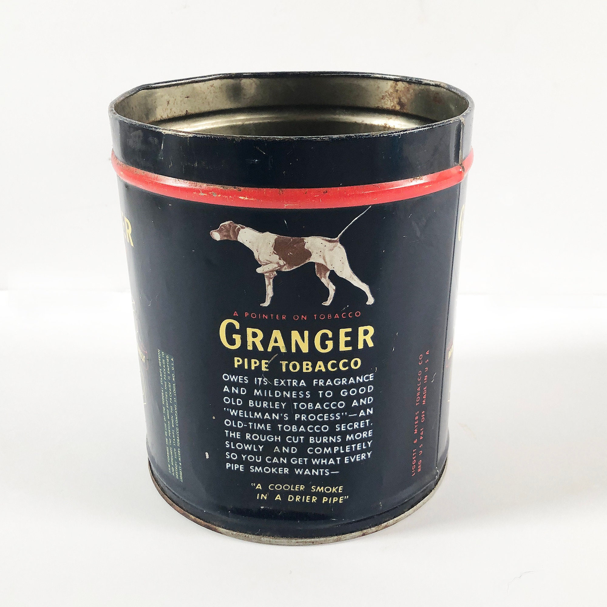 1940年代のグレンジャータバコ缶、パイプタバコ缶 - リゲット