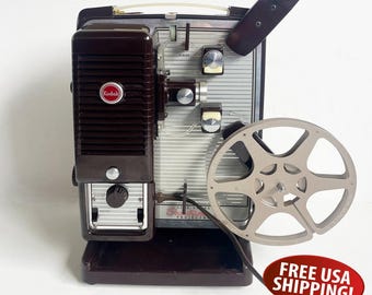 Working 1950s Kodak Cine-Kodak Showtime 8 Movie Projector:  Standard Eight mm Film, Home Movies