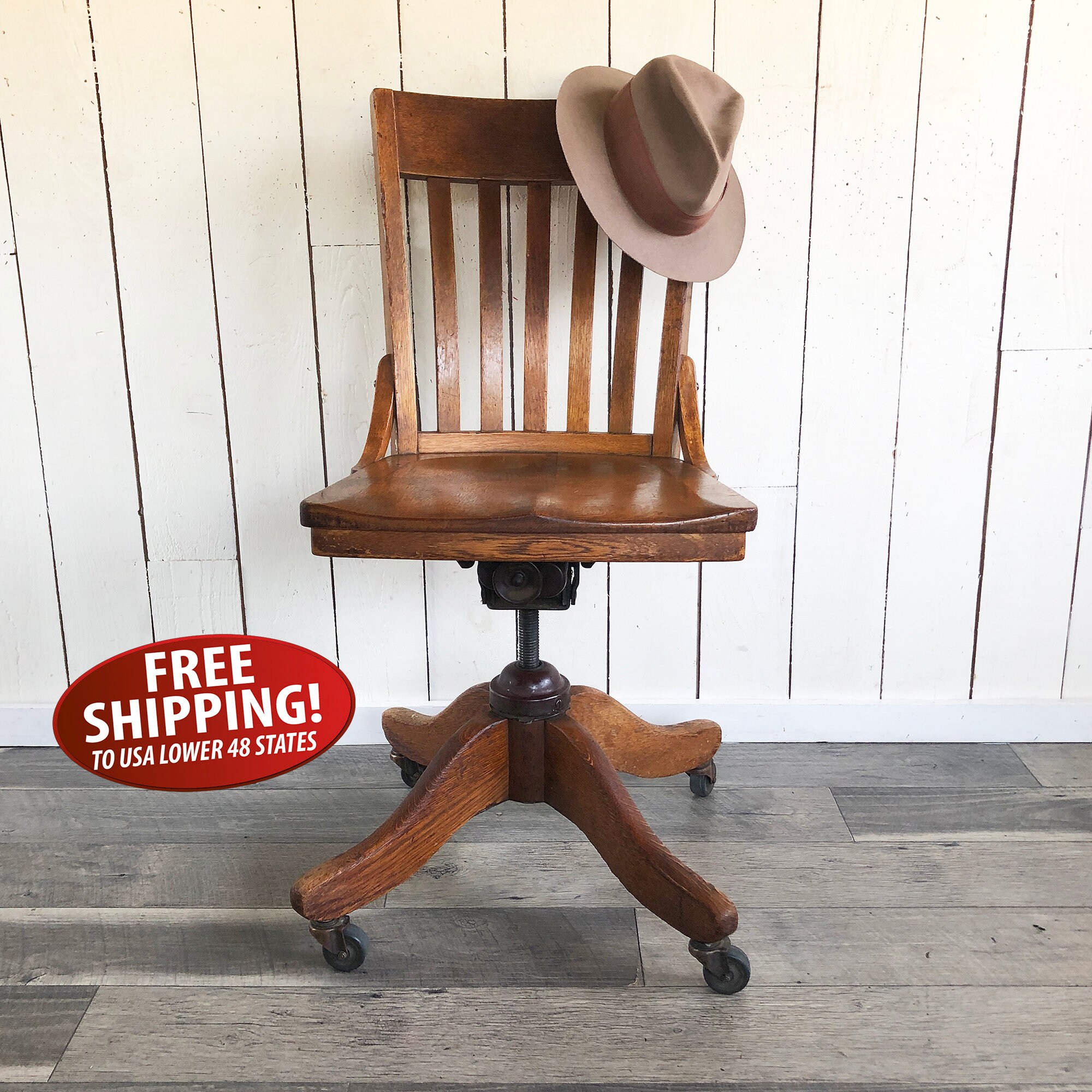 1910s-1920s B. L. Marble Chair Co. Bankers Chair, Lawyers