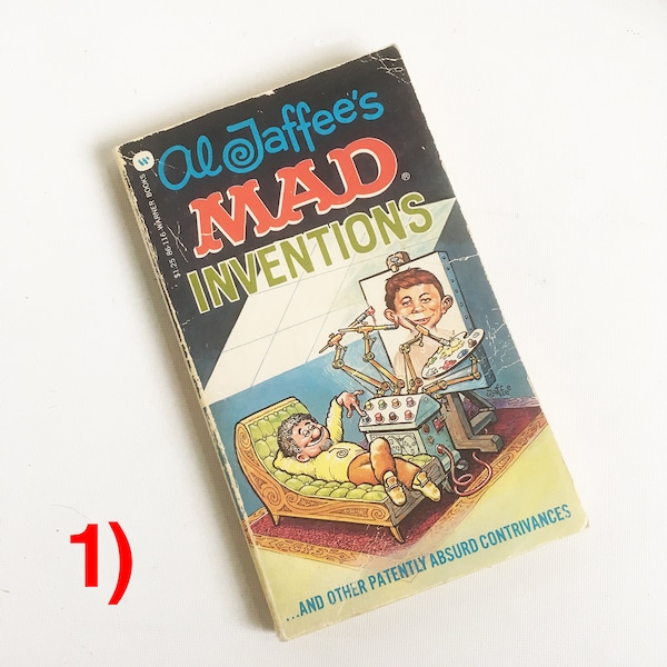 1970s Mad Magazine Pocket Comic Book, Cartoon Book, Alfred E. Neuman