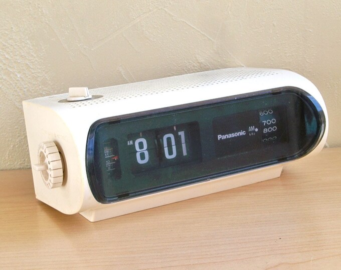Panasonic RC1103 Flip Number Clock Radio A Mod Space Age Etsy