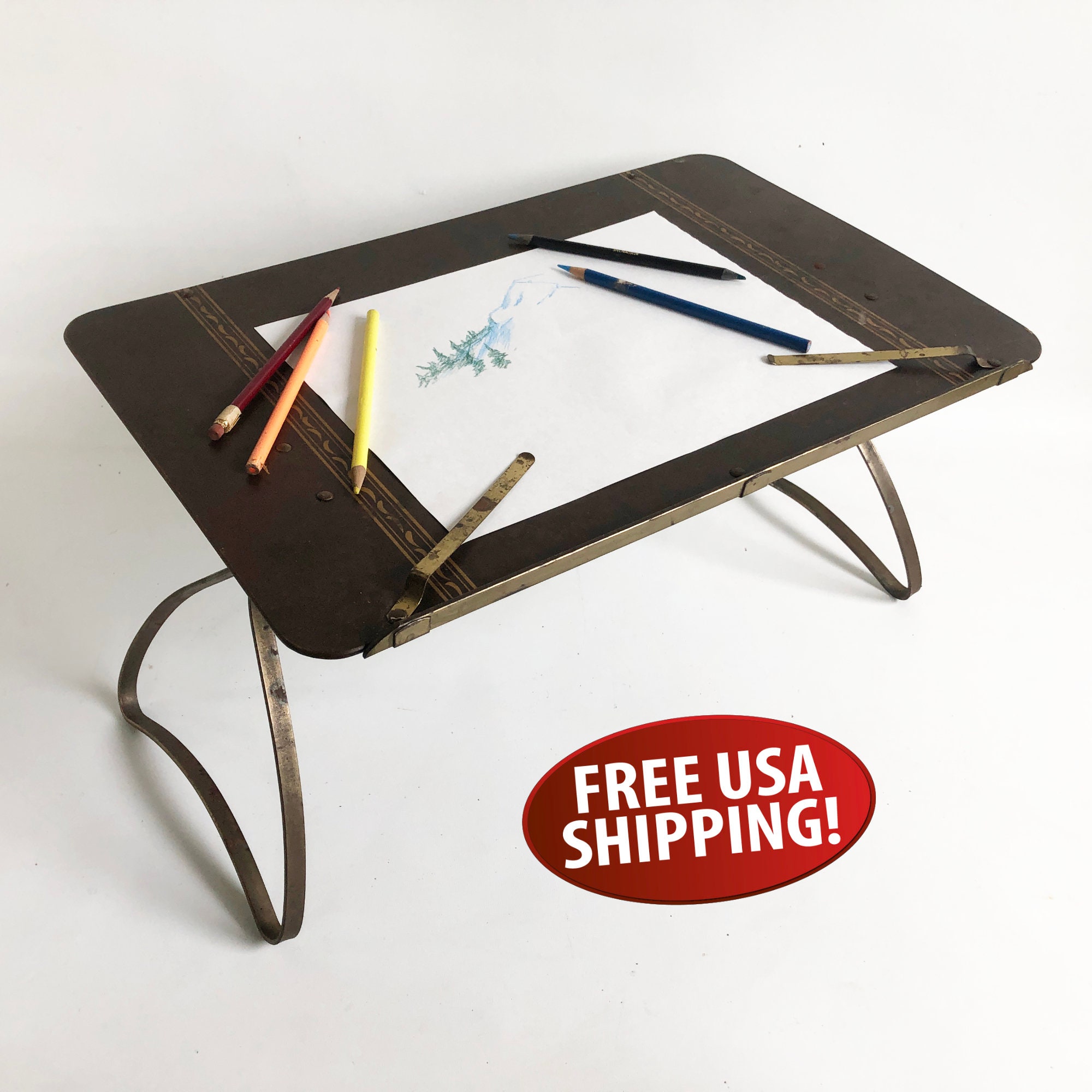 Sketch Easel, Wooden Easel, Portable Lap Easel, Wooden Writing Table,  Drawing Table, Sketching Board, Desktop Painting 