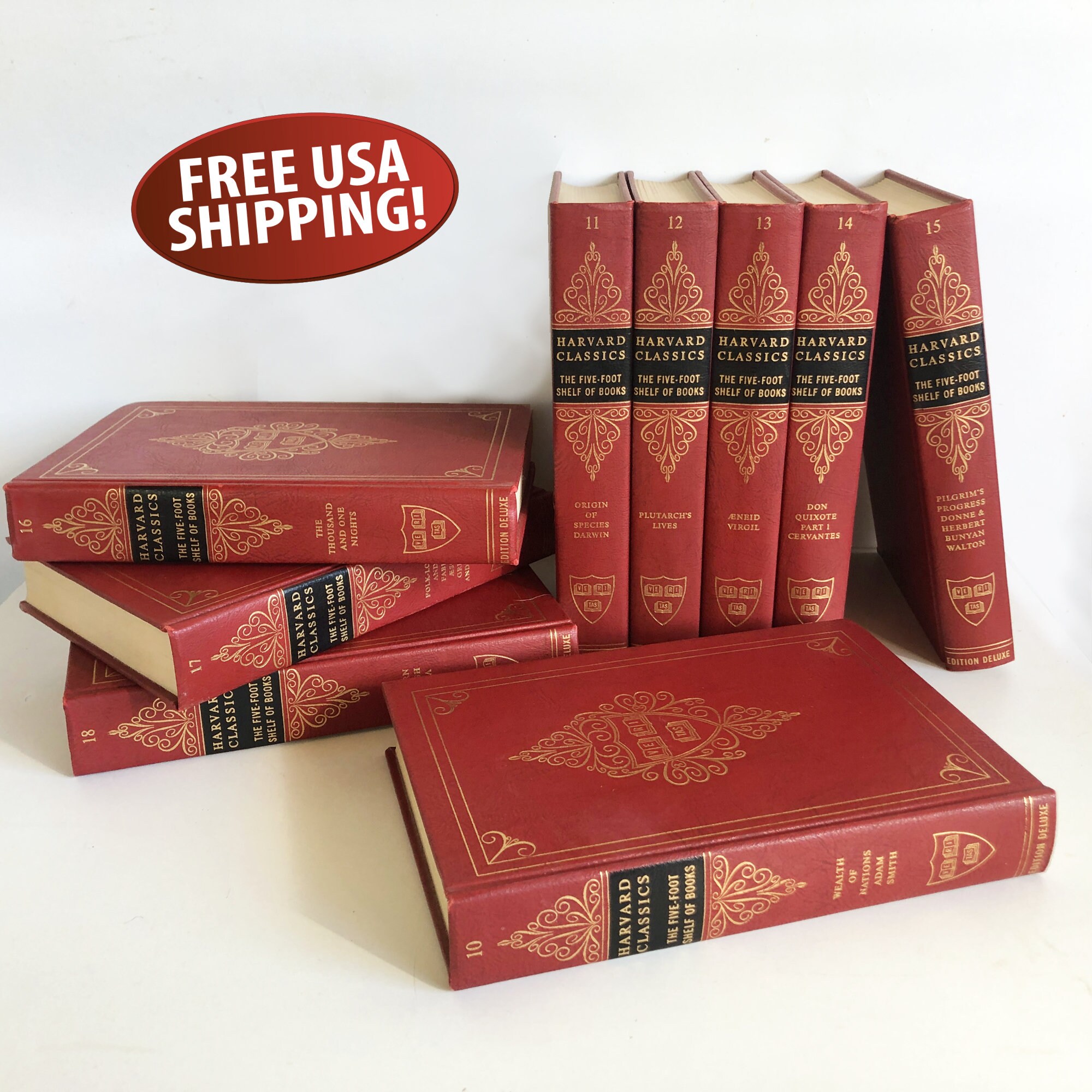 Harvard Classics Complete Set - Etsy Harvard Classics Complete Set - Etsy