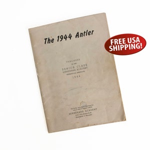 Minnehaha Academy 1944 Yearbook, High School Yearbook - Minneapolis, Minnesota - Memorabilia