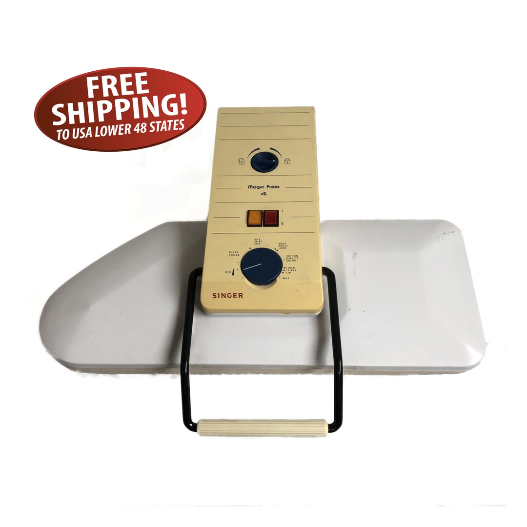 Working Singer Magic Press 4 Fabric Press, Vintage Heat Transfer Press