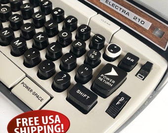 Smith Corona Electra 210 Typewriter Keys - 1970s Replacement Parts