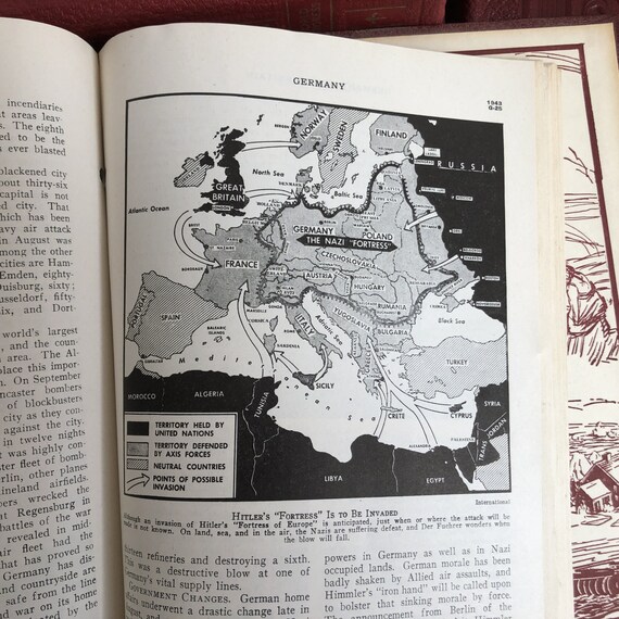 New Standard Encyclopedia World Progress 1940s Volumes