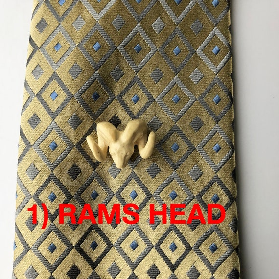 Vintage Tie Tack, Tie Clip, Tie Chain - Unique Ti… - image 2