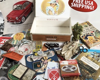 Vintage 1960s Cigar Box – Baby Boomer Ephemera & Trinket Collection