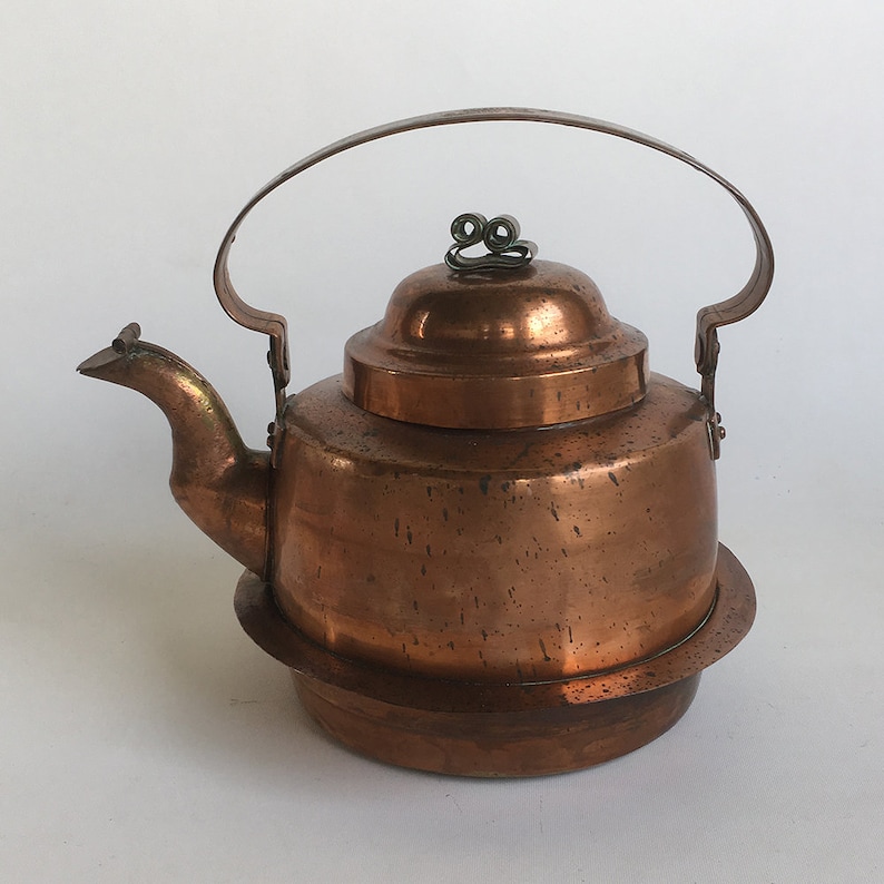 Copper Kettle Dovetail Seams Swedish Imigrant/'s Kettle Made in Sweden Antique Adolf Andersson Ekelundsgatan 14 Copper Teapot