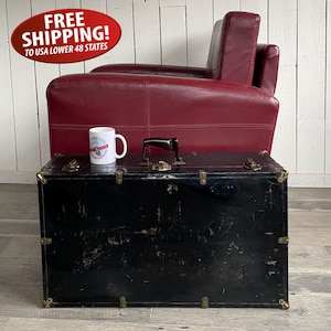 Vintage 1940s Trunk Suitcase - Etsy