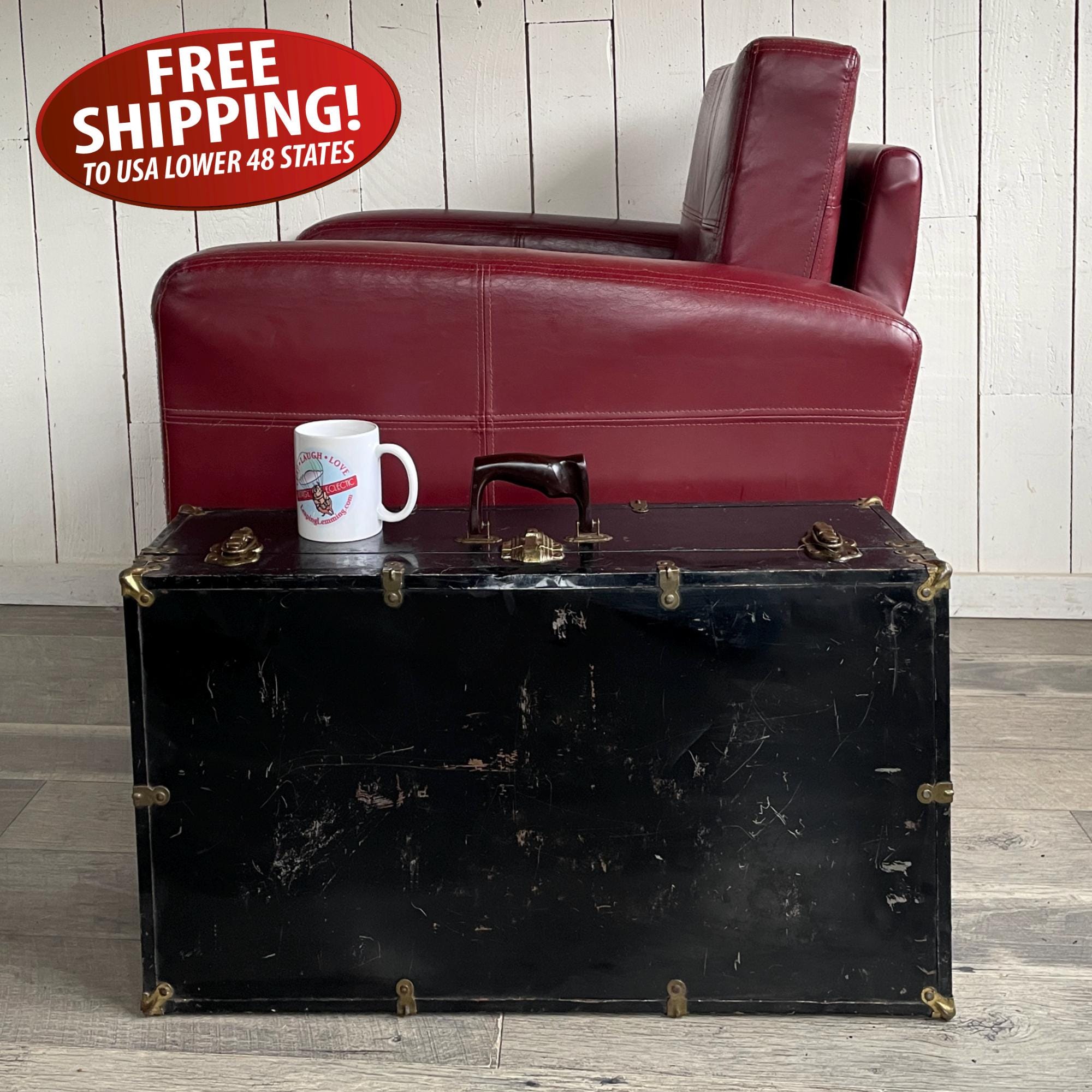 Vintage 1940s Trunk Suitcase - Etsy