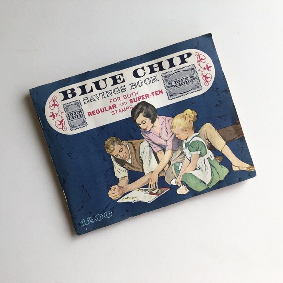 1960s Blue Chip Stamps Savings Book: Mid-century Pop Culture - Etsy