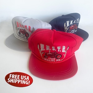 1998 Western Minnesota Steam Threshers Reunion Hat, Embroidered Hat, Farmer&#39;s Hat, W.M.S.T.R. Tractor Hat, Rollagg, Minnesota, Trucker&#39;s Hat
