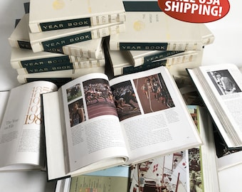 Vintage World Book Encyclopedia Yearbook: 1960s-1980s Addendum