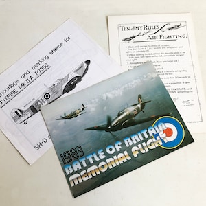 1983 Battle of Britain Memorial Flight Booklet - Aviation Collectible - Militaria - World War II Aircraft Book