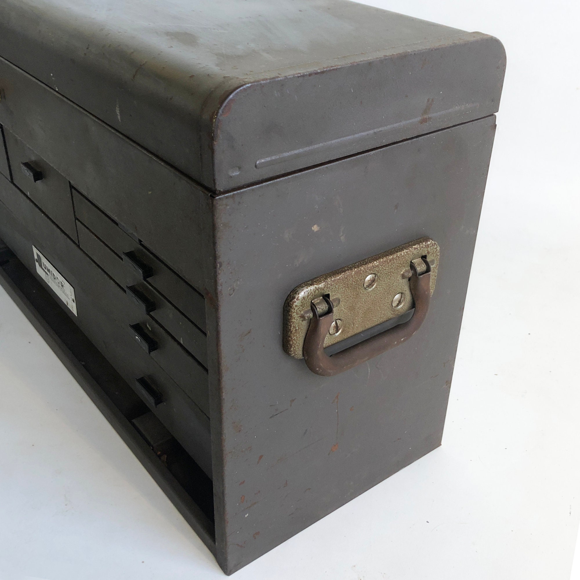 Vintage Lumidor Heavy Duty Machinist Chest 8 Drawers Mechanics