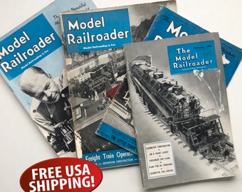 1940s Model Railroader Magazine: Vintage Railroading Collectible