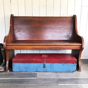 Rustic Decor Old Wooden Tool Box - Barnwood Tote and Tool Caddy