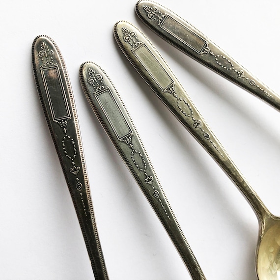 Vintage Oneida Community Plate Silverware 1921 Grosvenor Pattern Silver plated Replacement Flatware Etsy UK