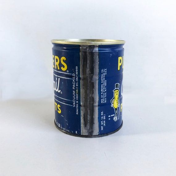 1960年代のヴィンテージプランターズカクテルピーナッツ缶：ミスター