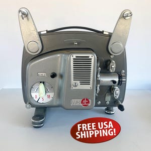 Untested 1960s Bolex-Paillard 18-5 Standard 8mm Movie Projector, Non-Working Parts 8mm Film Projector, No Cord, &quot;AS IS&quot; Compact Projector
