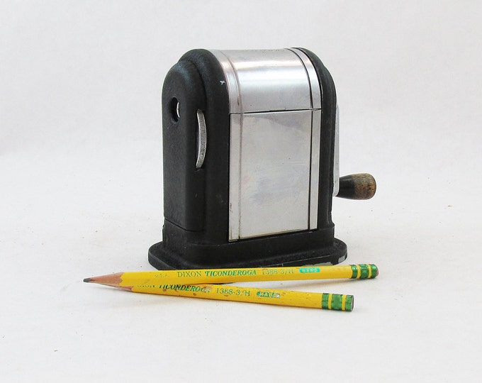 Mid Century Boston Ranger Pencil Sharpener industrial Age Beauty Etsy