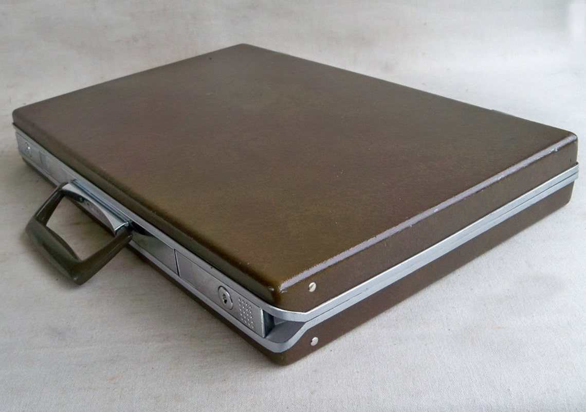 Mid Century Ultra Thin Samsonite Attache Case Brief Case Etsy