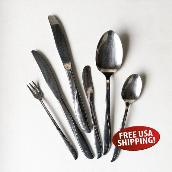 Oneida Community Plate Stainless Steel Silverware Twin Star Pattern 561 Betty Crocker Silverware Replacement Flatware Etsy UK