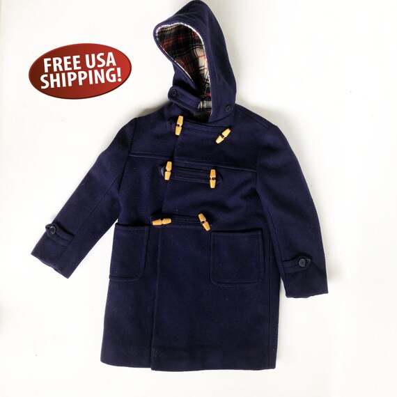Blue duffle coat child 2025
