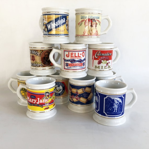 Vintage Gold Medal Flour Mug: 1980s Franklin Porcelain Advertising