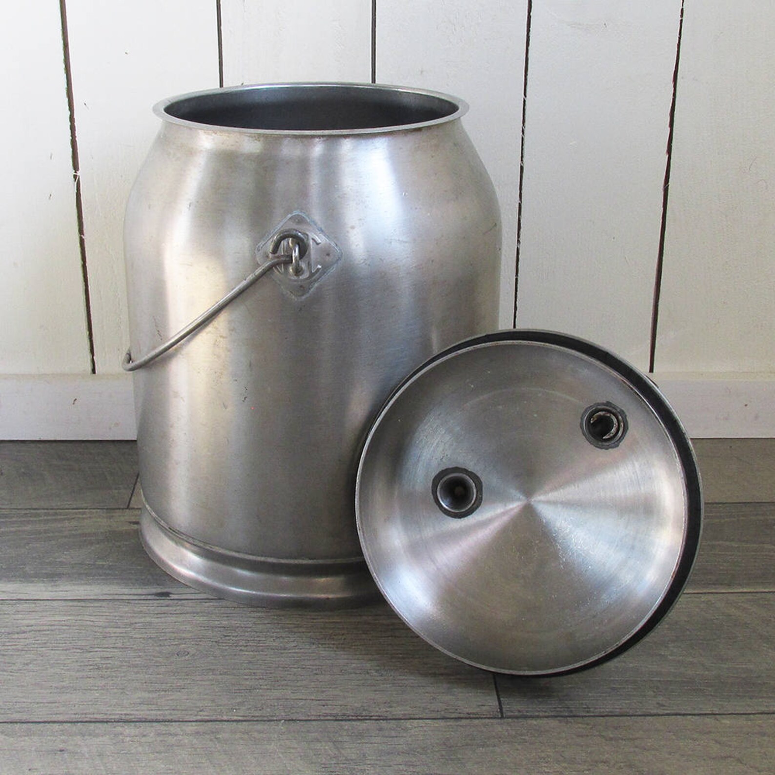 Mid Century McCormickDeering Milking Bucket Milking Machine Etsy