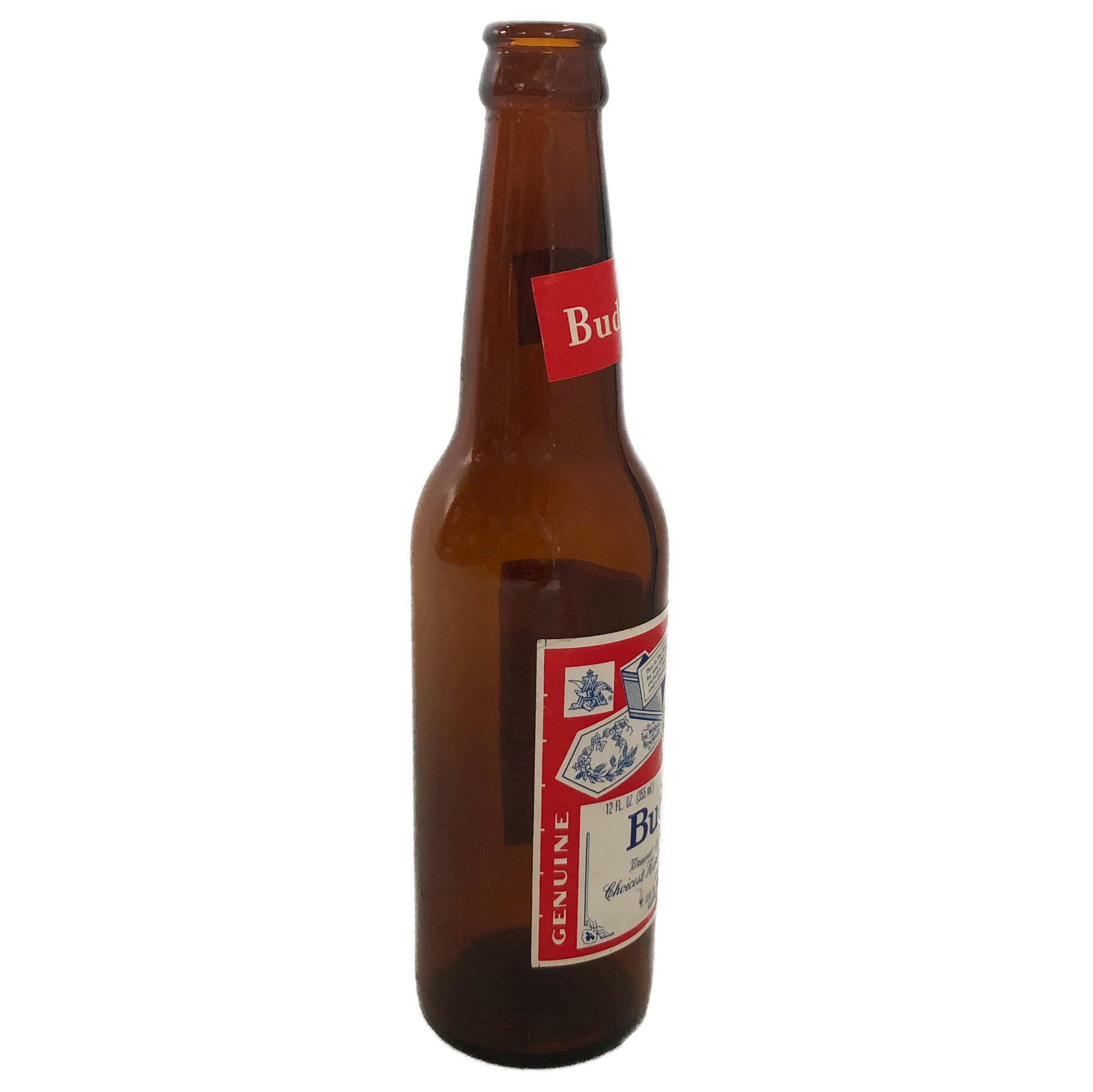 1970〜1980s ヴィンテージBudweiser ビンラベル 10枚セット Vintage Budweiser Beer Bottle, 12 Oz Bottle, 1970s-1980 Bar
