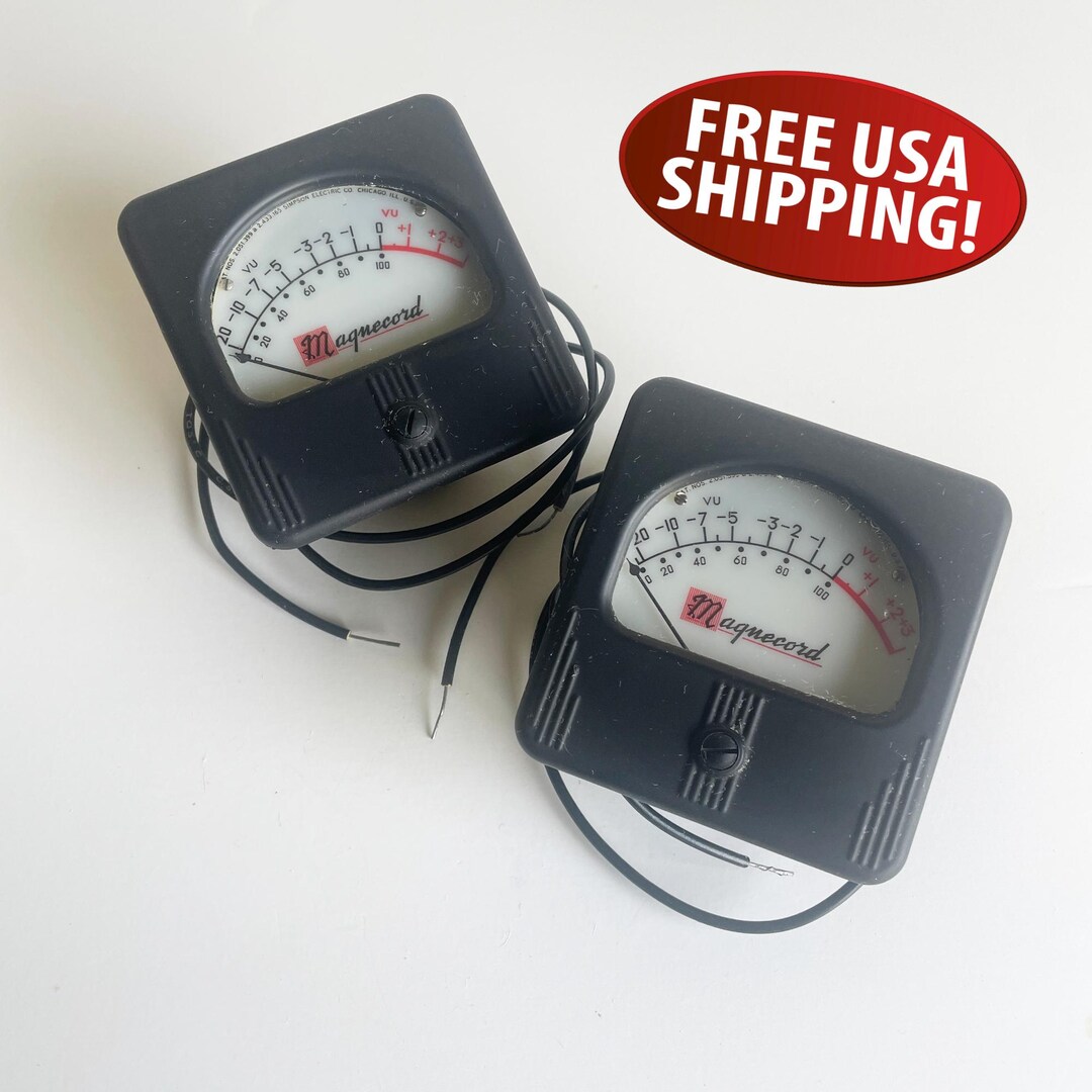 Vintage Simpson Magnecord Gauge: 1960s Magnetic Field Instrument ...