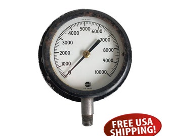 Vintage USG 3" Pressure Gauge: Steampunk Prop Display