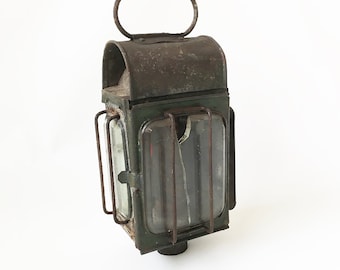 19th Century Carriage Lantern, Buggy Lantern, Wagon Light "Ready for Upcycle as a Wall Sconce or Candle Holder"