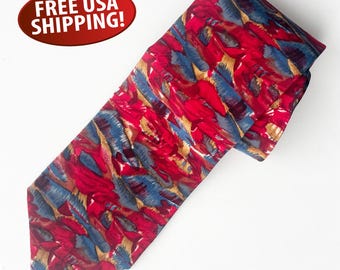 Vintage Chardonnay Silk Necktie, Molecular Expressions Wine Tie