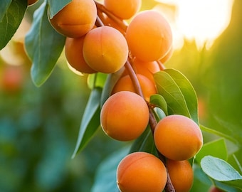 10 Hardy Apricot Tree Prunus Armeniaca Fruit Starter Plant - Etsy