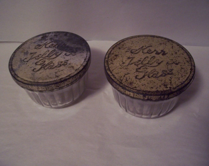 Vintage Jelly Jars Etsy