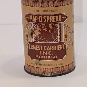 Map-O-Spread, une tartinade au sucre à saveur d'érable produite par Ernest Carriere Inc. en