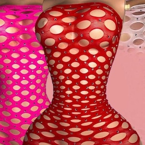One Piece Fishnet Outfit