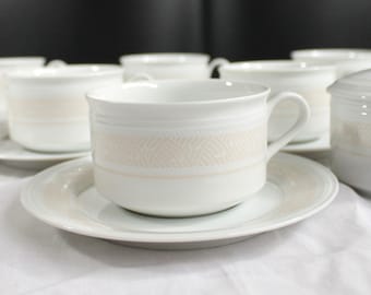 Vintage German tea cup set, Tirschenreuth "Venezia" ALT 1838