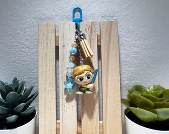 Chaveiro Star Wars Doorables feito à mão | Pingente de bolsa Luke Skywalker