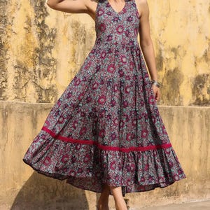 Halter Neck Dress Indian Cotton - Etsy