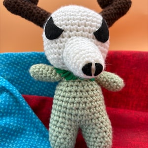 Handmade Amigurumi Leshy - Cute Forest Spirit Plush, Mythical Creature Doll
