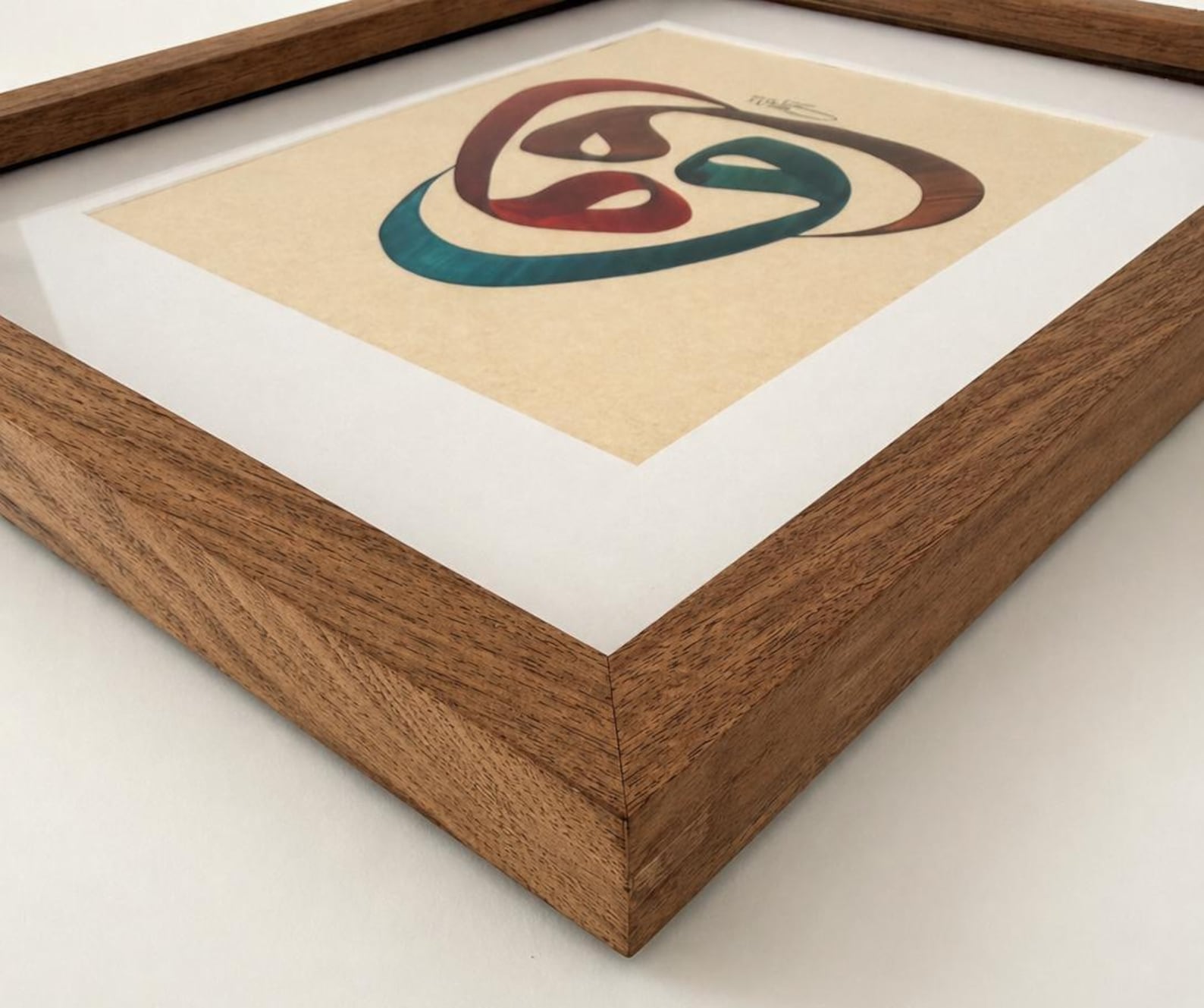 Thick Gallery Picture Frame - Oak (Oil + Wax), 18 x 24 in.